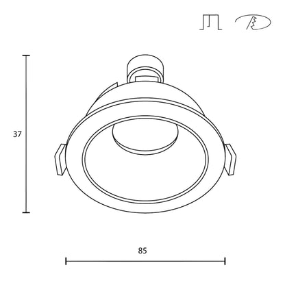 Maytoni downlight Share GU10 zápustné kruhové svítidlo
