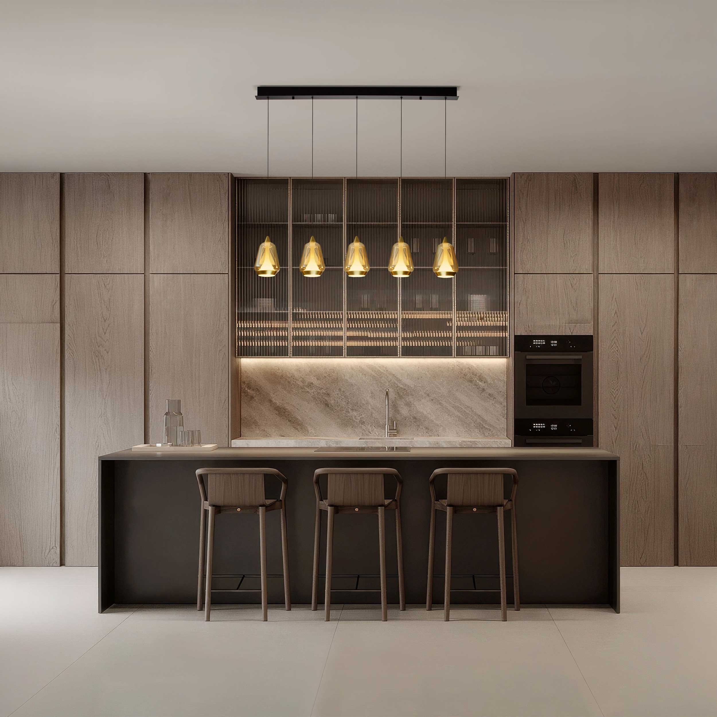 Nova Luce Alish LED závěsné svítidlo podélné