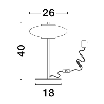 Nova Luce Ballet LED stolní svítidlo