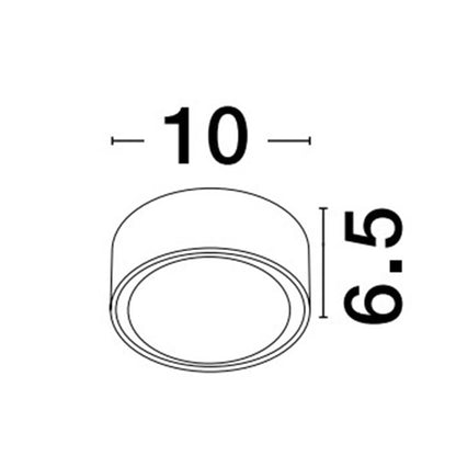 Nova Luce Focus GX53 stropní svítidlo IP54