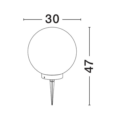 Nova Luce Moon E27 sloupkové svítidlo IP65
