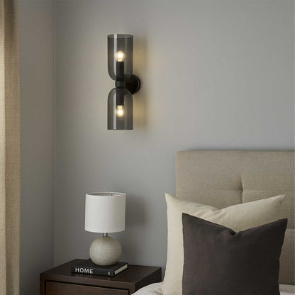 Nova Luce Palmer E27 стаклена зидна светиљка