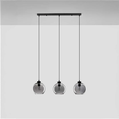 Nova Luce Palmer E27 стаклена висећа лампа, издужена