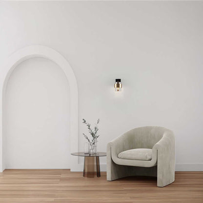 Nova Luce Sianna E27 стаклена зидна лампа