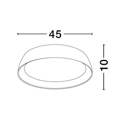 Nova Luce Sigi LED плафонска лампа
