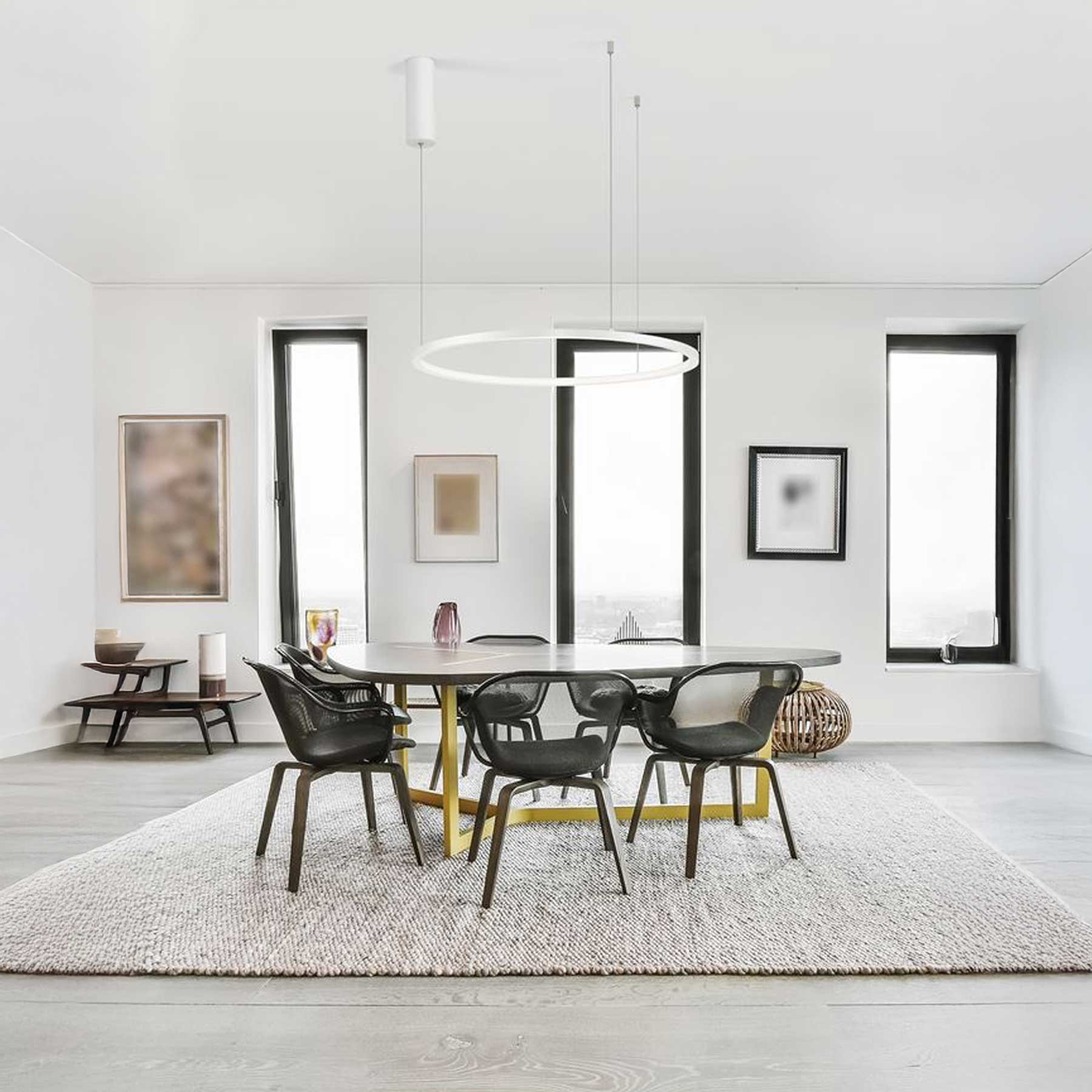 Nova Luce Tarquin LED kruhové závěsné svítidlo