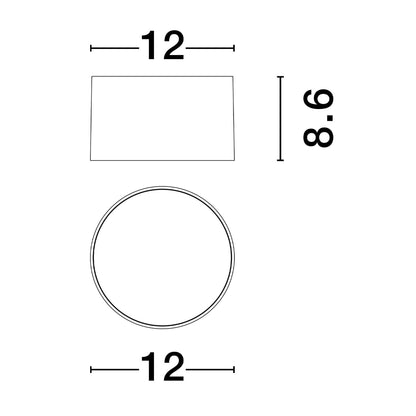 Nova Luce Ziaza LED bodové svítidlo