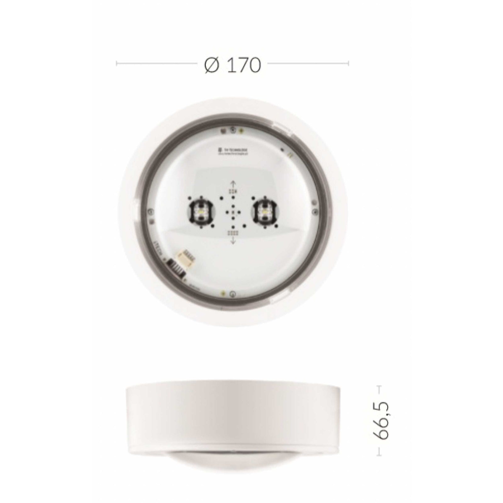 TM.ITECH M1 60 NM W антипаничка хитна расвета IP65