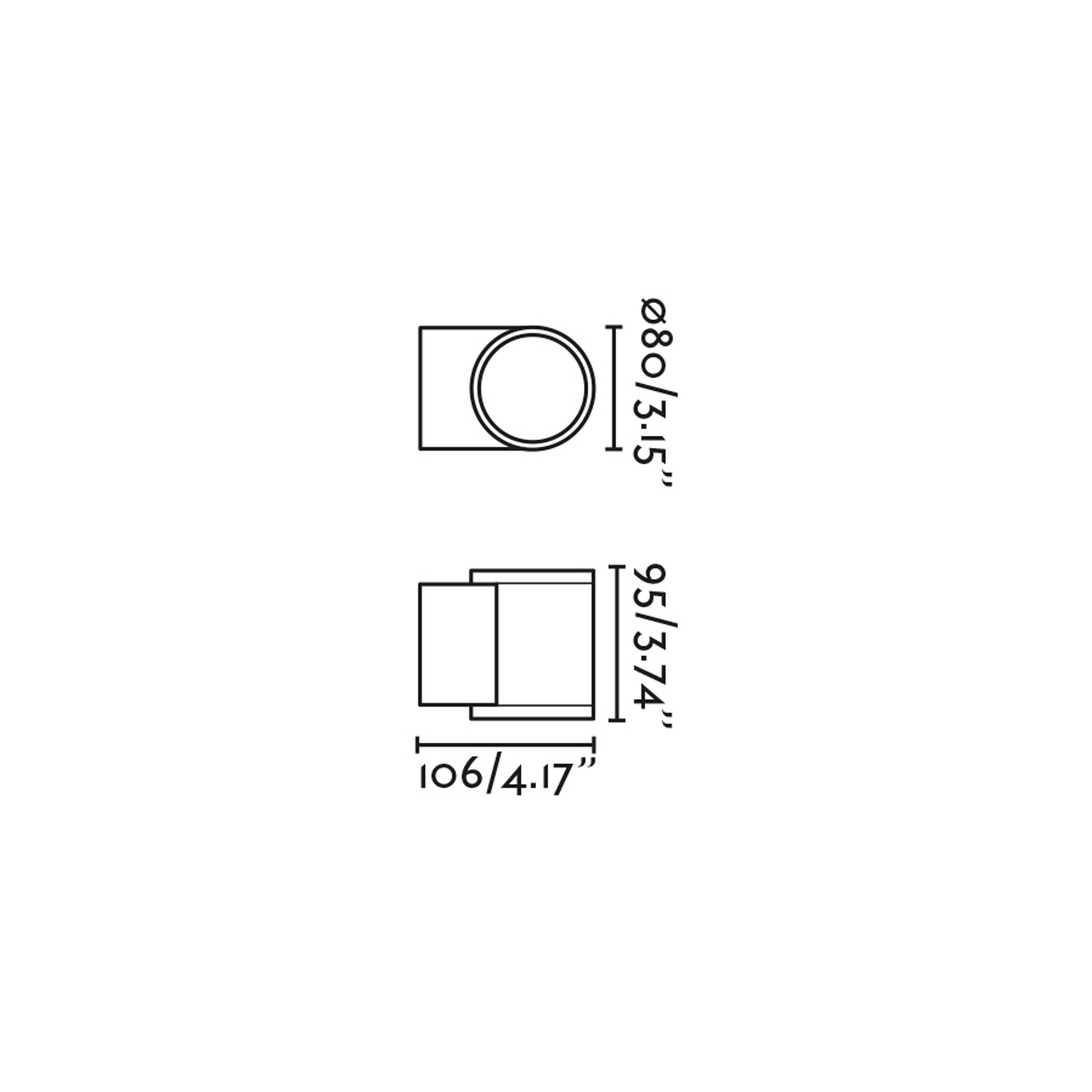 Faro Tond LED спољна зидна светиљка IP54