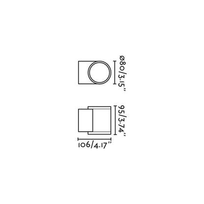 Faro Tond LED спољна зидна светиљка IP54