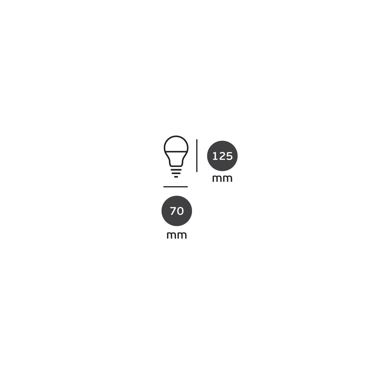 LED žárovka VK Light Classic Plastic 120V/240V/420V E27 ø70 10W