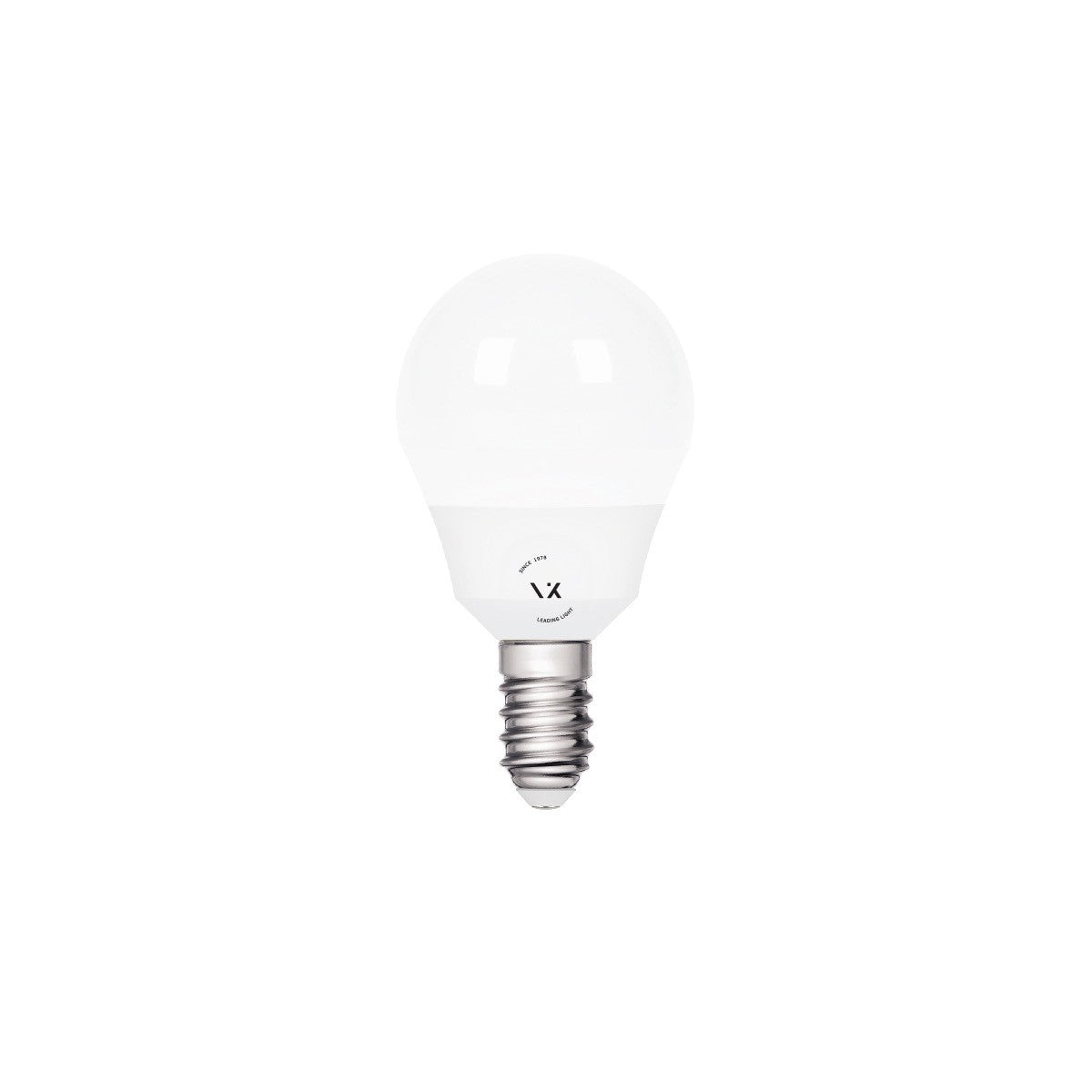 LED žárovka VK Light Mini Globe Plastic E14 540lm ø45 6W