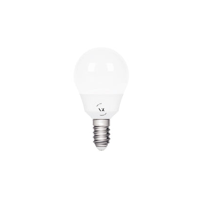 LED žárovka VK Light Mini Globe Plastic E14 540lm ø45 6W