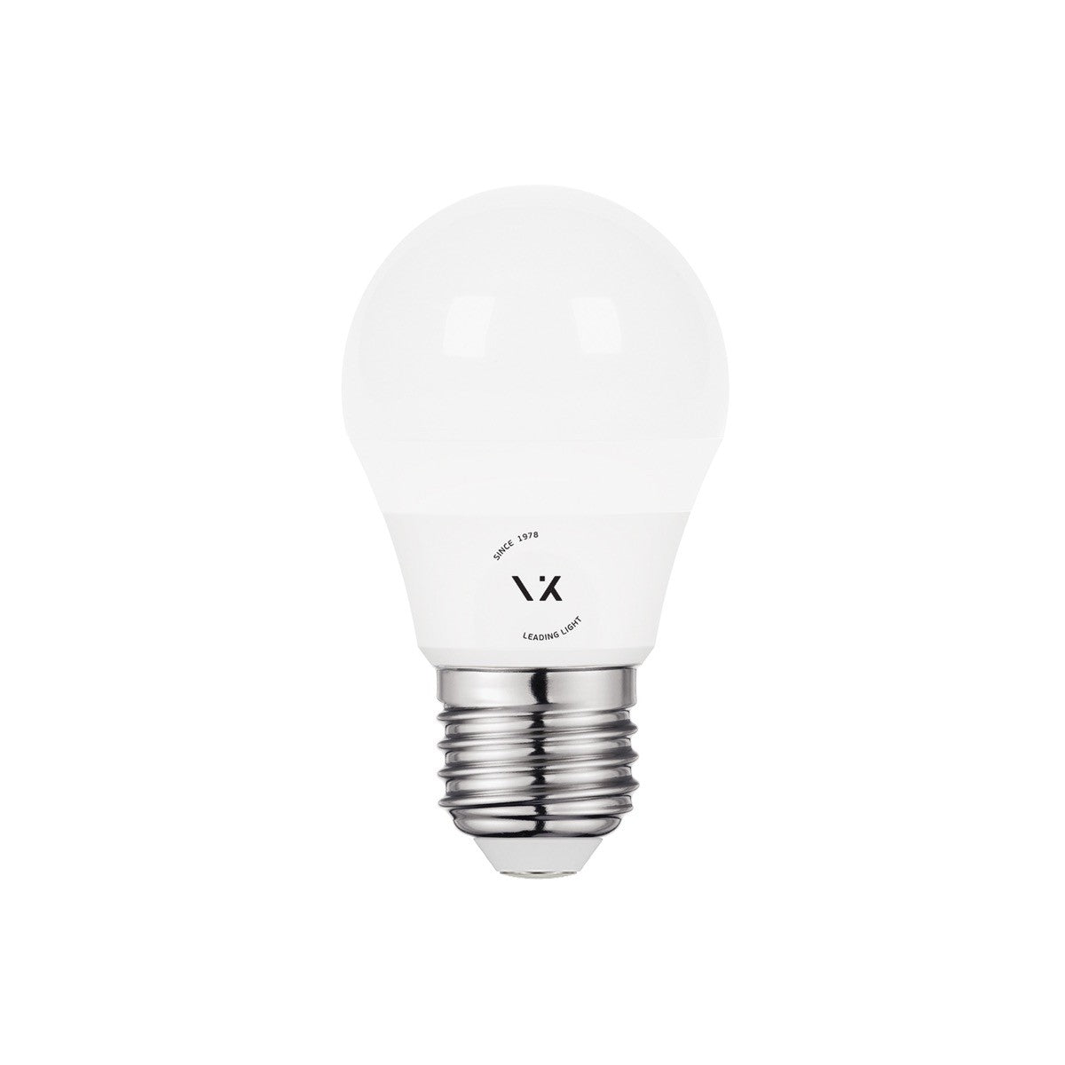 LED žárovka VK Light Mini Globe Plastic E27 540lm ø45 6W