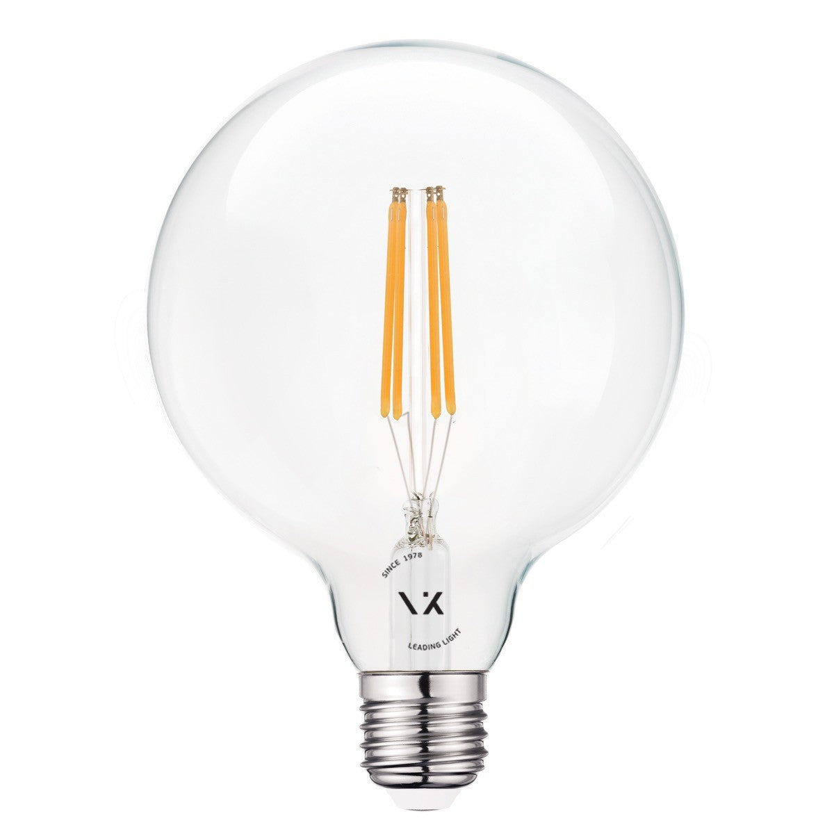 LED žárovka VK Light Globo Filament Clear E27 ø125 2700K