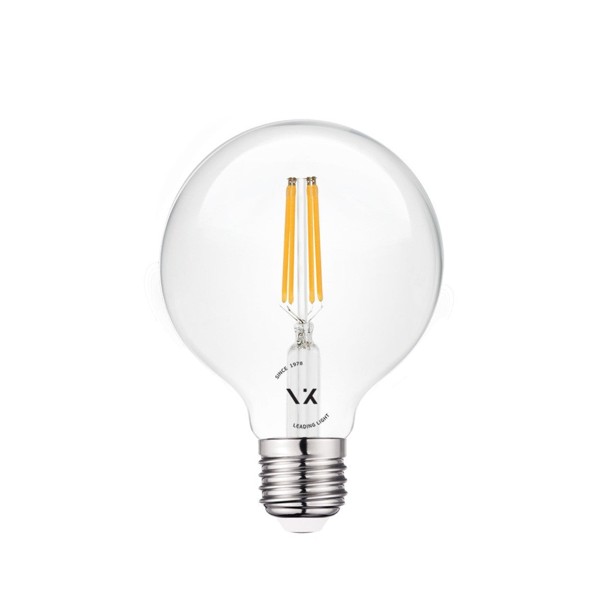 LED žárovka VK Light Globo Filament Clear E27