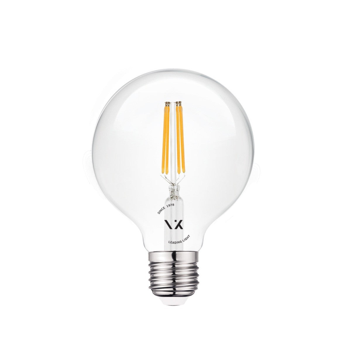 LED žárovka VK Light Globo Filament Clear E27