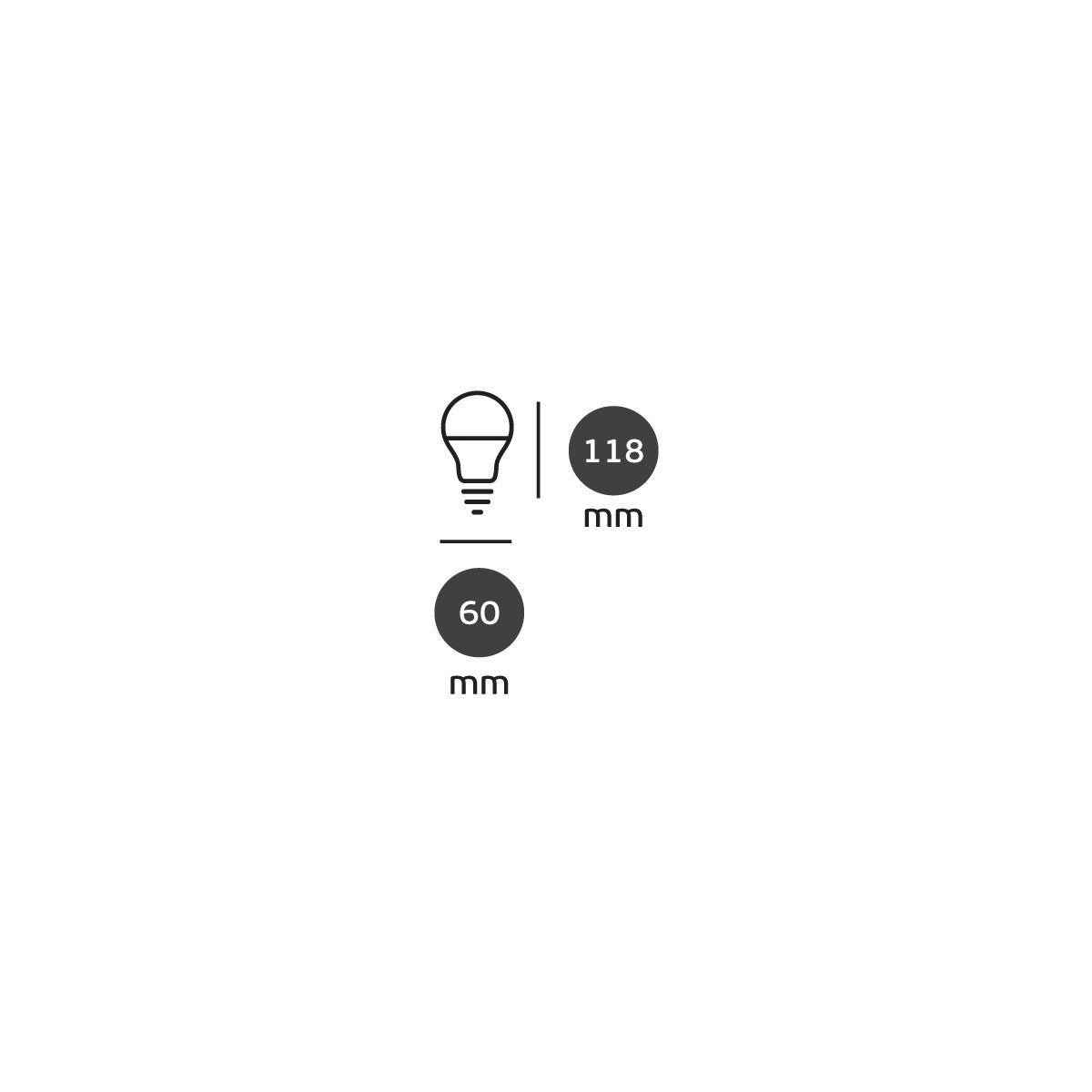 LED žárovka VK Light Classic Plastic E27 1450lm ø60 15W