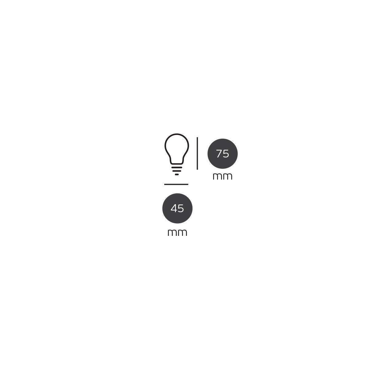 LED žárovka VK Light Mini Globe Filament Silver E14 2700K 4,5W Stmívatelná
