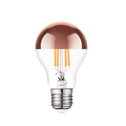 LED žárovka VK Light Classic Filament Pink Copper E27 2700K 7W Stmívatelná