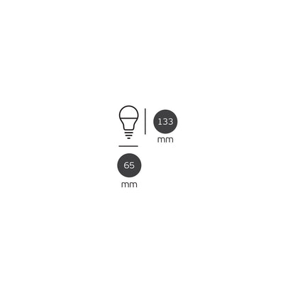 LED žárovka VK Light Classic Plastic E27 1800lm ø65 18W