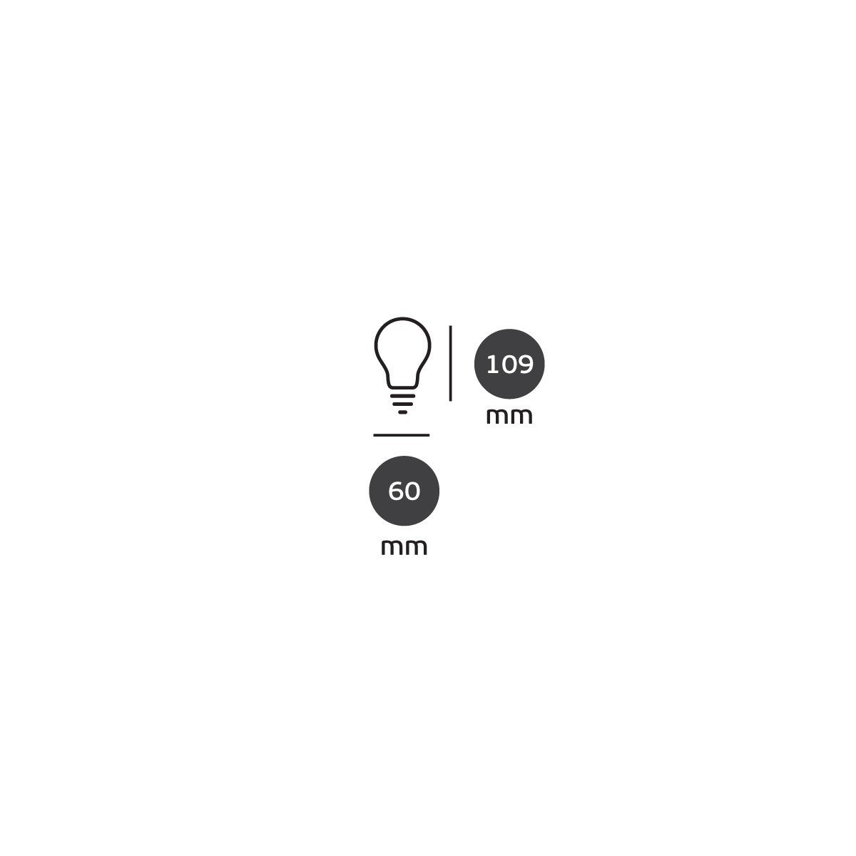 LED žárovka VK Light Spiral Filament Amber A60 E27 2200K 4,5W Stmívatelná