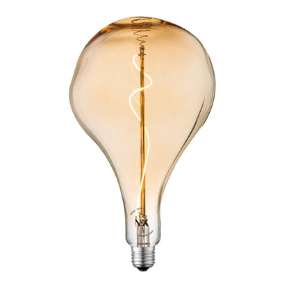 LED žárovka VK Light Spiral Filament Amber E27 2200K 3W Stmívatelná