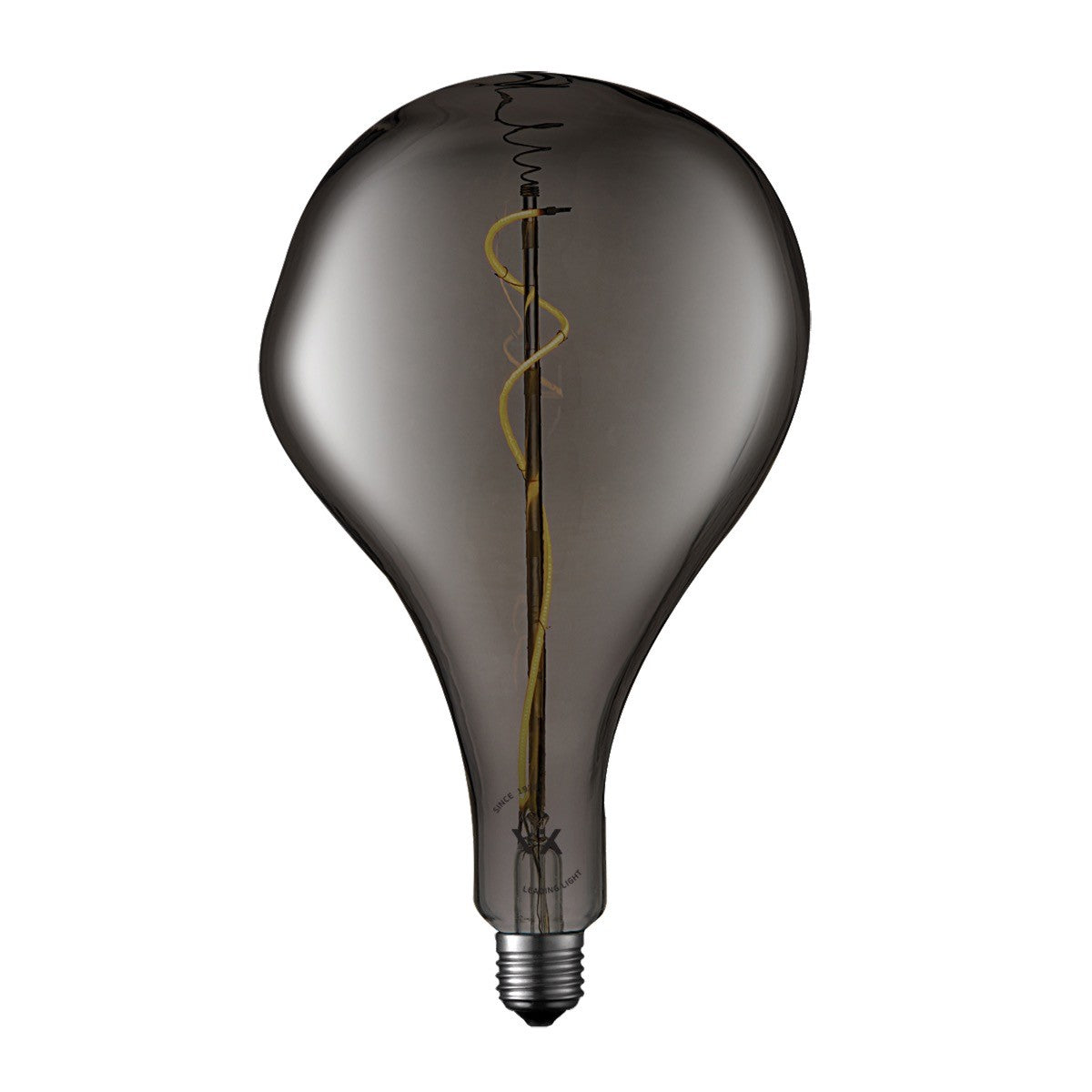 LED žárovka VK Light Spiral Filament Dark Grey E27 2200K 3W Stmívatelná