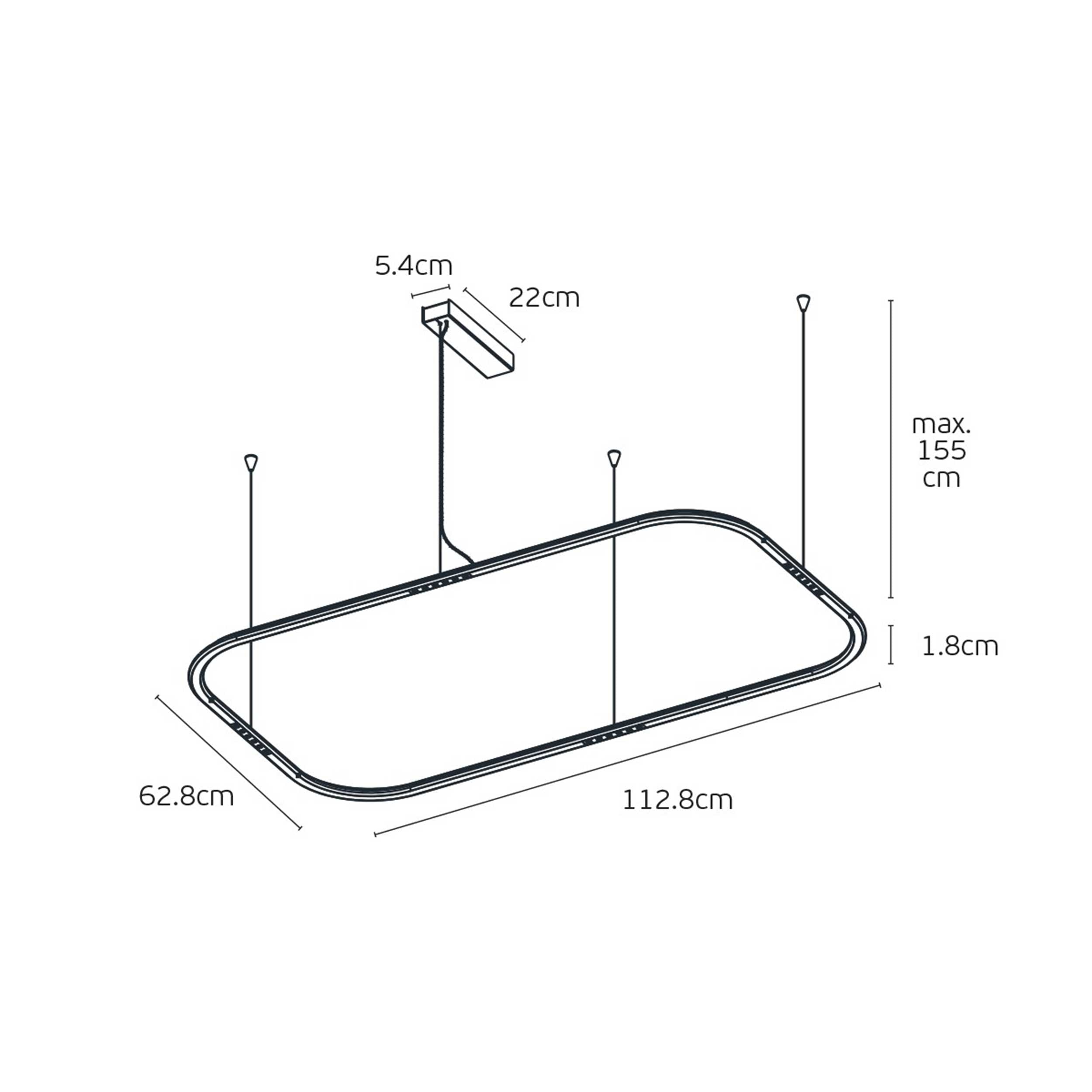 VK Light Core LED závěsné svítidlo