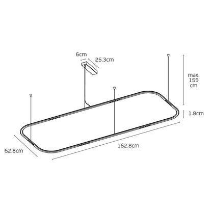 VK Light Core LED závěsné svítidlo