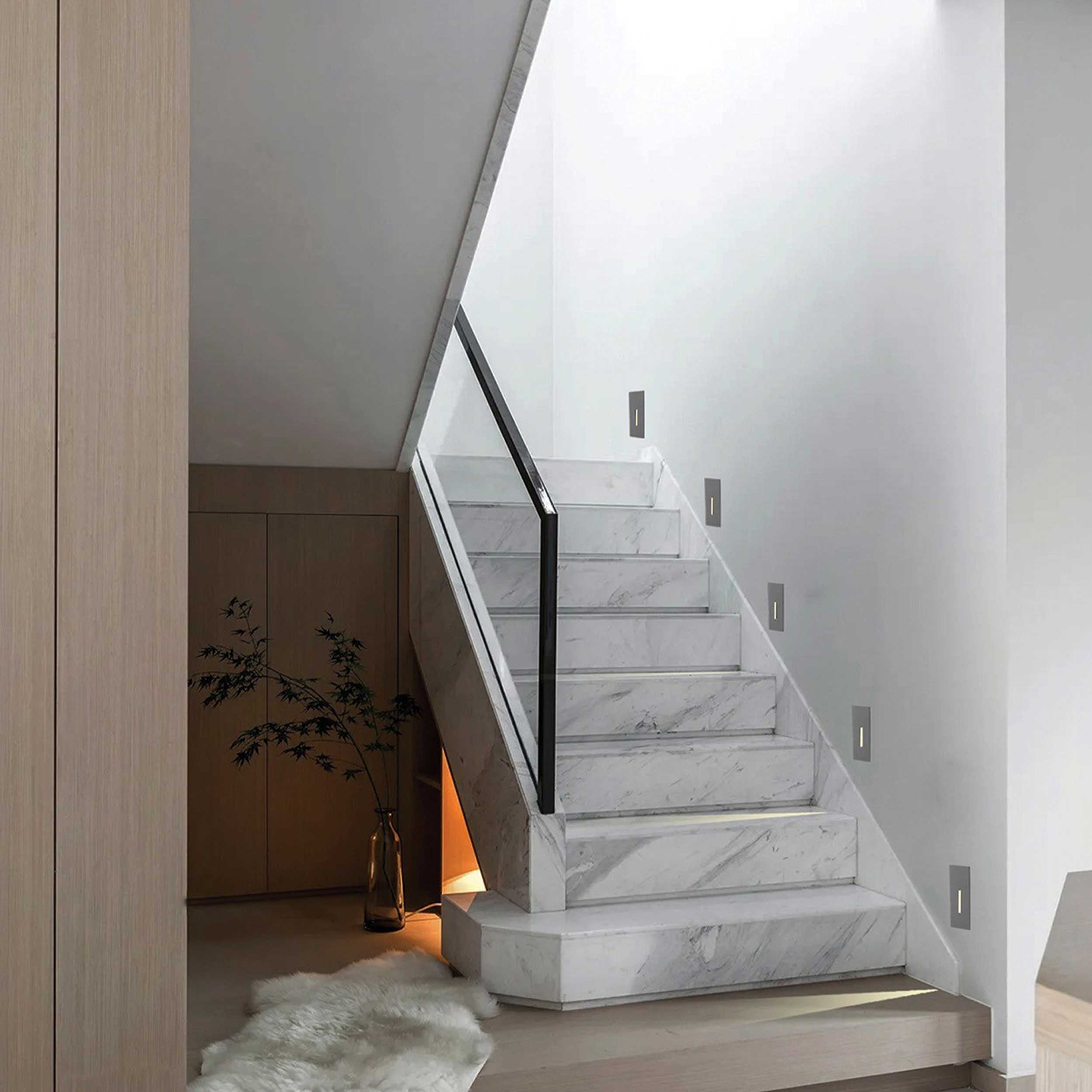 VK Light Fune S LED schodišťové zápustné svítidlo obdelník IP65