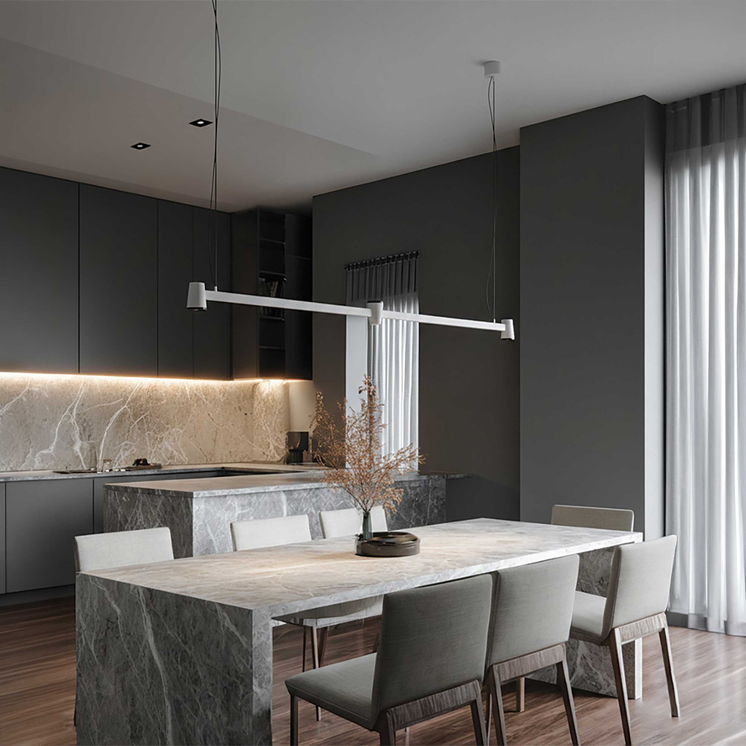 VK Light Iris LED závěsné svítidlo