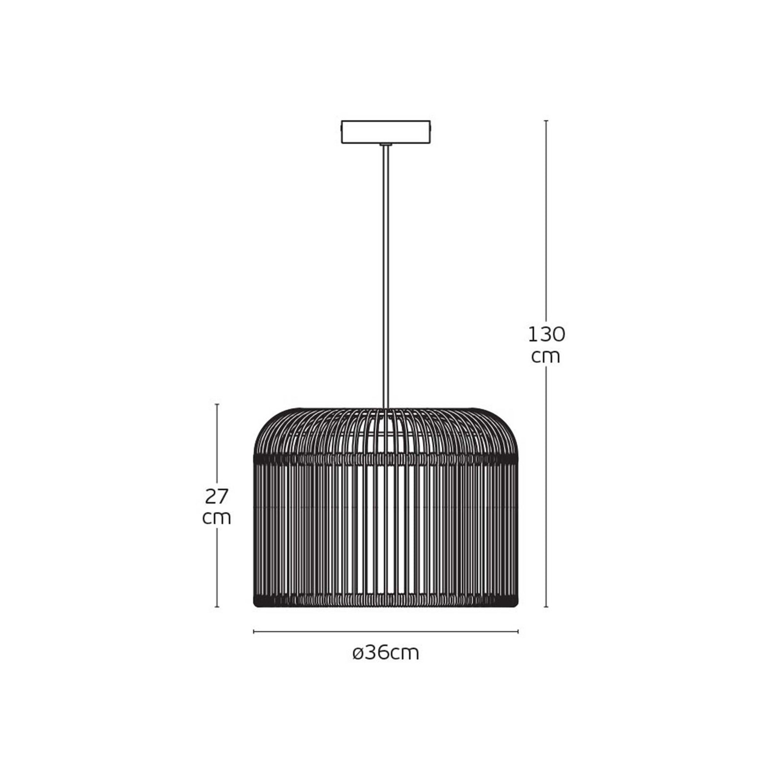 VK Light Keli E27 závěsné venkovní svítidlo IP44