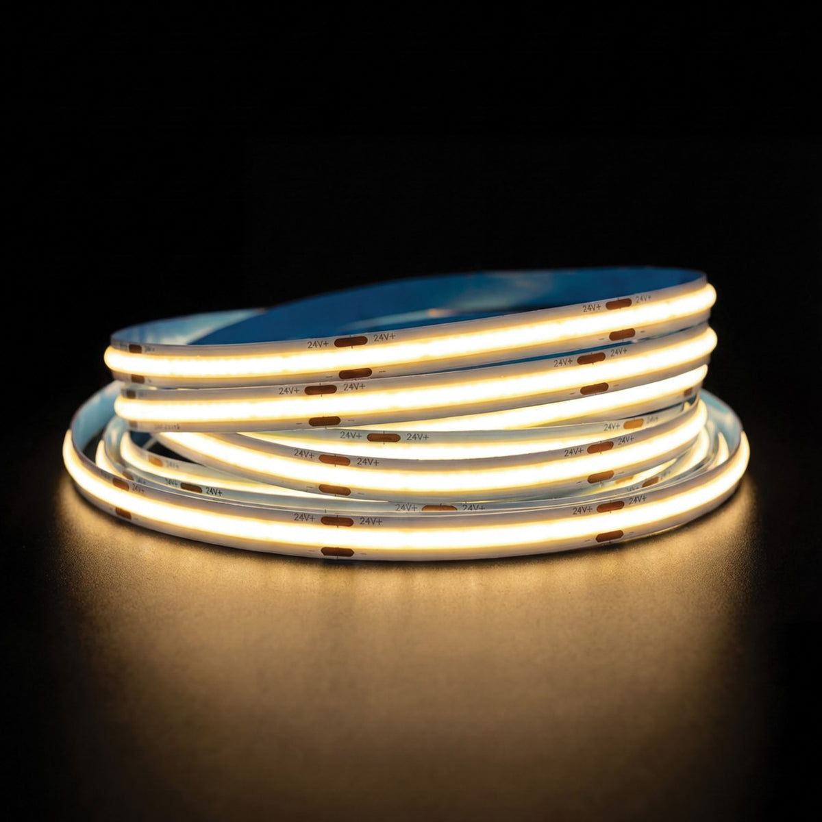 LED COB pásek 24V CRI90 IP65 3000K Stmívatelný (5m)