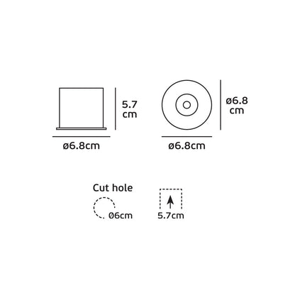 VK Light Habi LED zápustné svítidlo