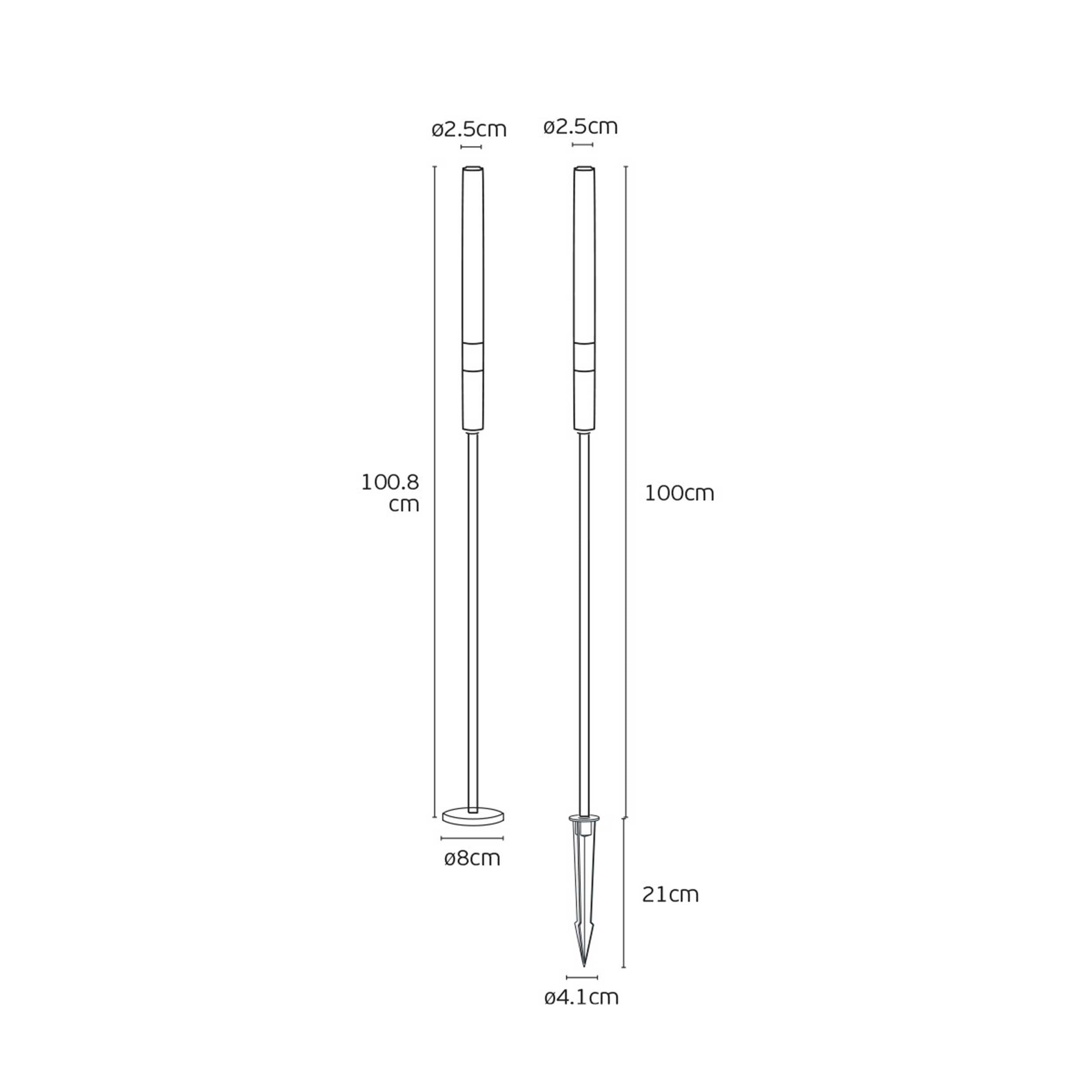 VK Light Mim LED sloupkové svítidlo IP65