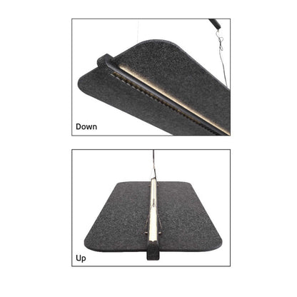 VK Light Mute L LED závěsné akustické svítidlo vodorovné