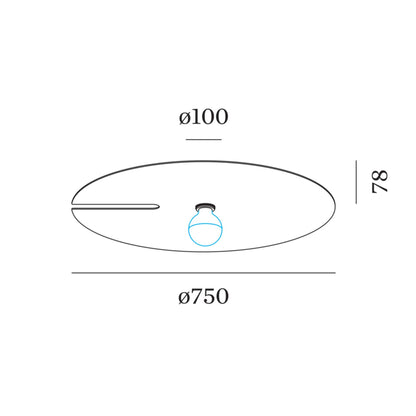 Wever and Ducré MIRRO přisazené svítidlo