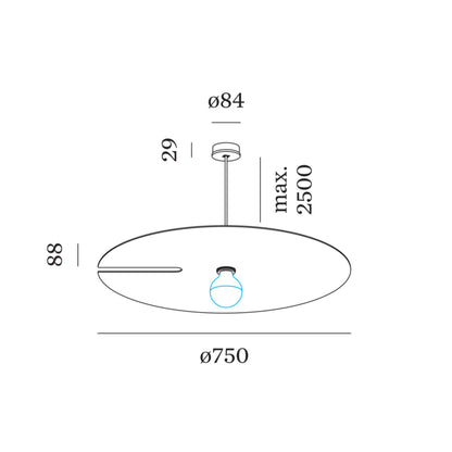 Wever and Ducré MIRRO závěsné svítidlo
