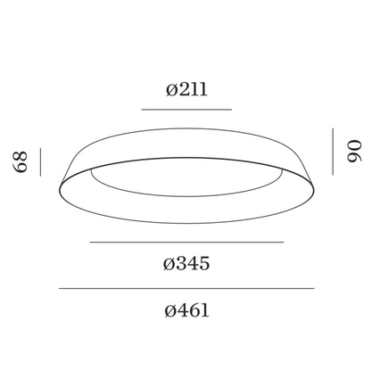 Wever and Ducré TOWNA přisazené svítidlo IP44 bílá