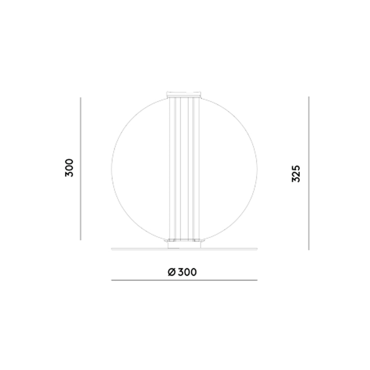 Aromas Ludo LED stolní svítidlo