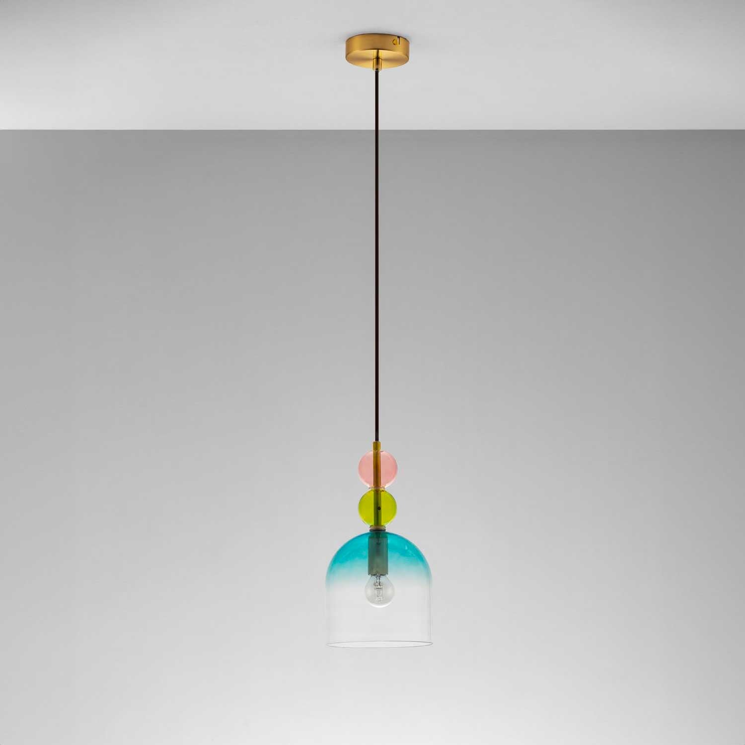 Nova Luce Murano E14 skleněné závěsné svítidlo