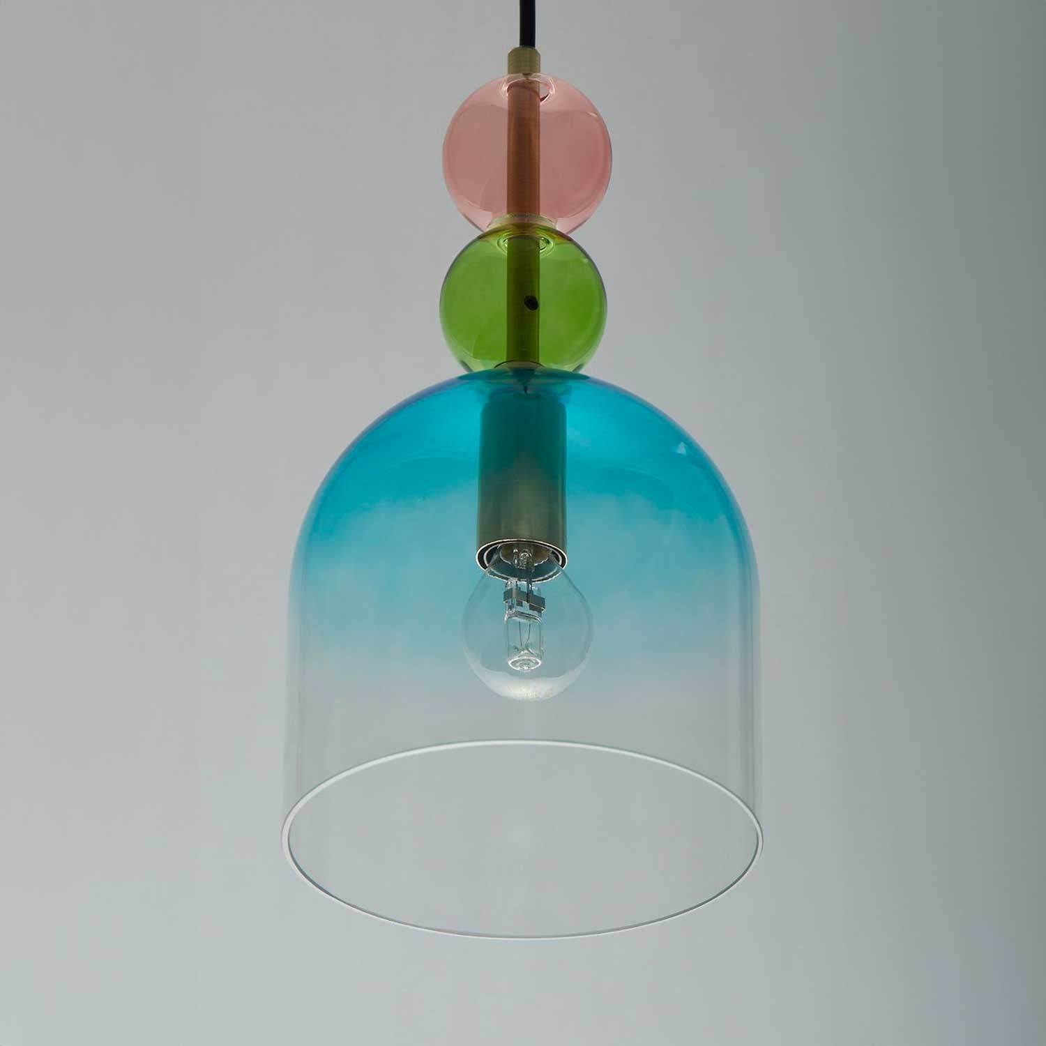 Nova Luce Murano E14 skleněné závěsné svítidlo