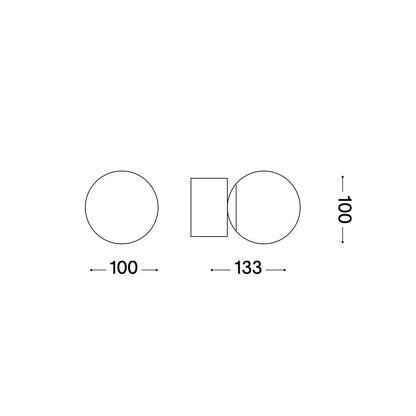 Ideal lux Perlage G9 nástěnné svítidlo