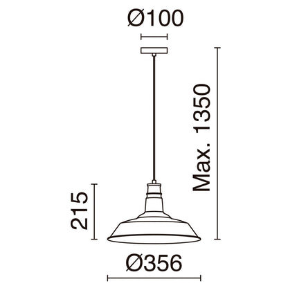 Exo Vintage Antiq E27 závěsné svítidlo