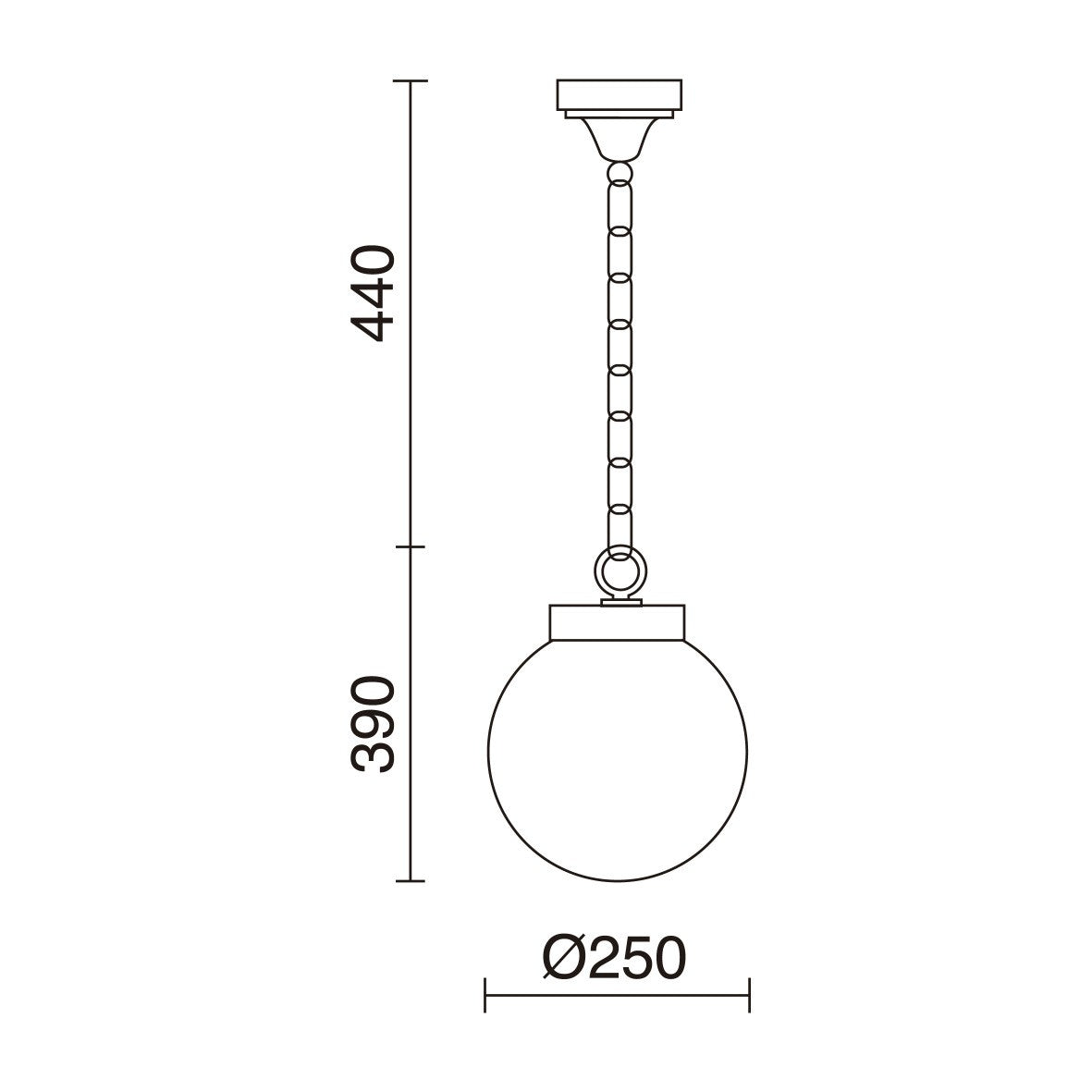 Dopo Boom S E27 závěsné svítidlo bílé