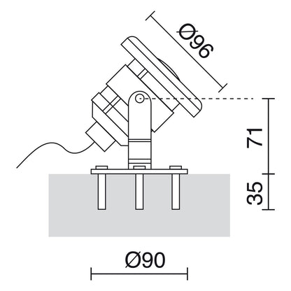 Cristher Lynn LED bazénové svítidlo