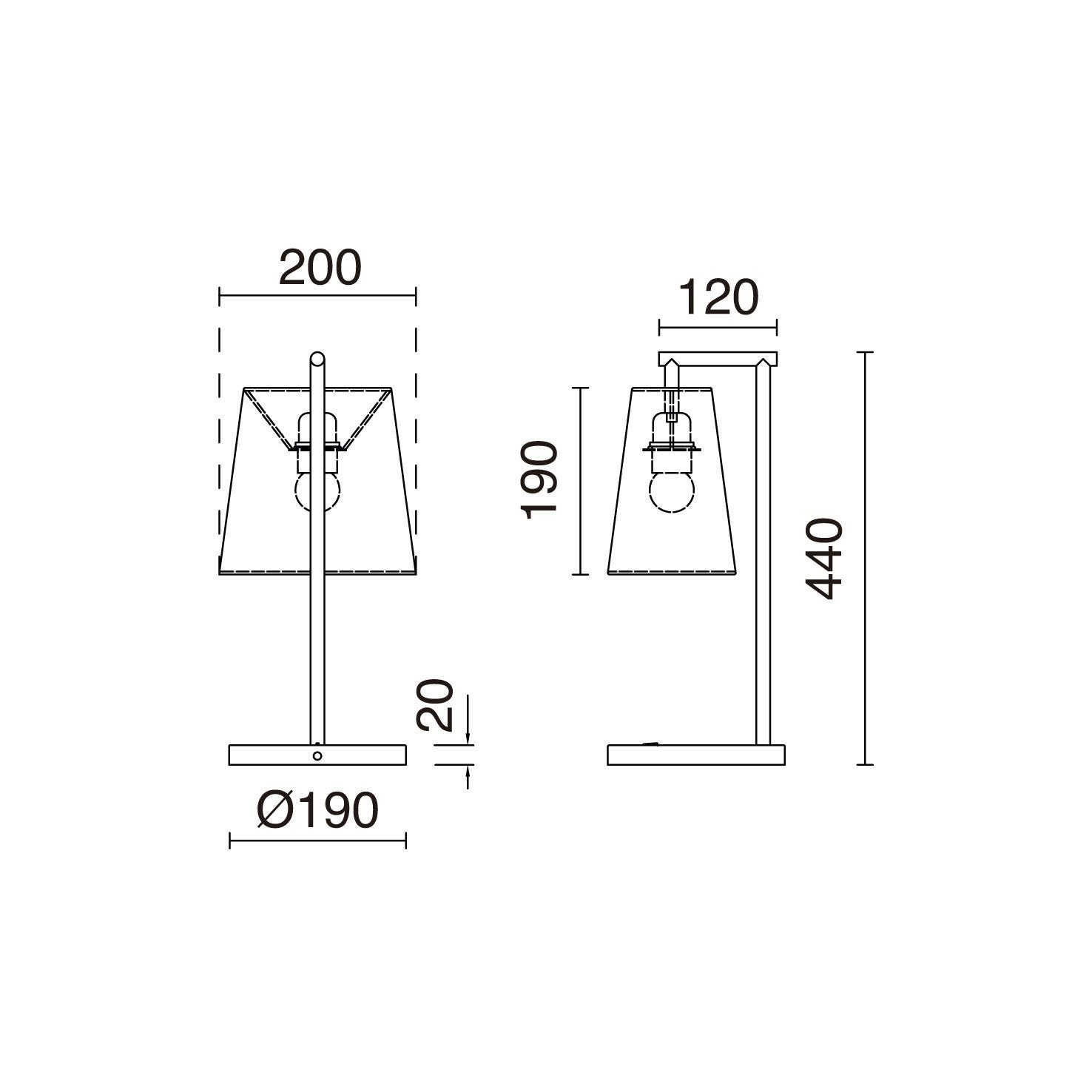 Exo Nemo T E27 stolní svítidlo béžové