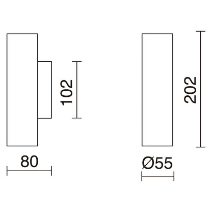 Exo Tania W GU10 nástěnné svítidlo měděné