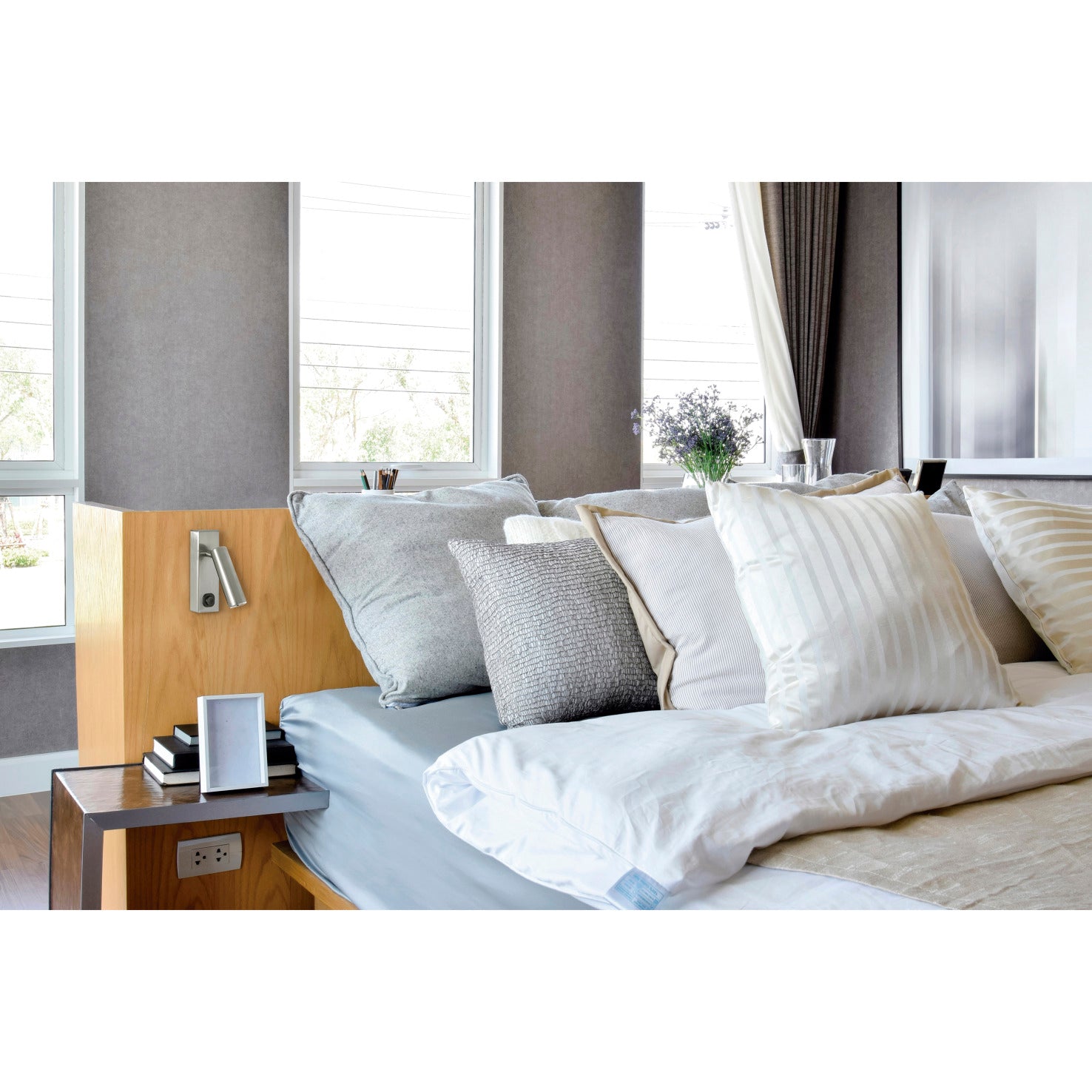 Exo Toscana LED nástěnné svítidlo bílé